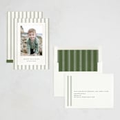 "Farmhouse Linen" - Holiday Cards in Evergreen by Amy Payne - Assembled