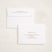 "Modern Serif" - Holiday Cards in Santa Suit by Nicole Walsh - FREE Recipient Addressing