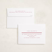 "Modern decor" - Holiday Cards in Berry by Stacey Meacham - FREE Recipient Addressing