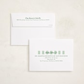 "Preppy Gelateria Stripes" - Holiday Cards in Wintergreen by Erika Firm - FREE Recipient Addressing