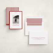 "newsie" - Holiday Cards in Candy Cane by Ellen Schlegelmilch - Assembled