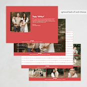 "Folio" - Holiday Cards in Snow by Kristie Kern - Back of Card Options