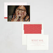 "Folio" - Holiday Cards in Snow by Kristie Kern - Assembled