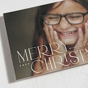 "Folio" - Holiday Cards in Snow by Kristie Kern - Detail