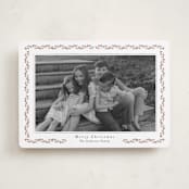 "Delicate Frame" - Holiday Cards in Holly Berry by Susan Moyal - Front
