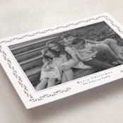 "Delicate Frame" - Holiday Cards in Holly Berry by Susan Moyal - Detail