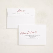 "Top Script Note" - Holiday Cards in Santa by Jackie Crawford - FREE Recipient Addressing