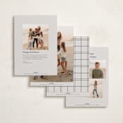 "Feature" - Holiday Cards in Mist by Nicole Walsh - Back of Card Options