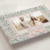 "Merry Botanical" - Holiday Cards in Pine by Elly - Detail
