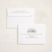 "Merry Botanical" - Holiday Cards in Pine by Elly - FREE Recipient Addressing