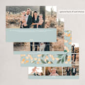 "rustic winter bed" - Holiday Cards in Ocean by Phrosné Barwood - Back of Card Options