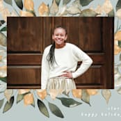 "rustic winter bed" - Holiday Cards in Ocean by Phrosné Barwood - Detail