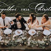 "Together this Christmas" - Holiday Cards in Pearl by Maja Cunningham - Detail