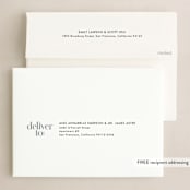 "Striking Type" - Holiday Cards in Snowflake by Sandra Picco Design - FREE Recipient Addressing