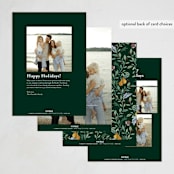 "12 days of christmas" - Holiday Cards in Evergreen by Sarah Knight - Back of Card Options