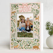 "wild forest" - Holiday Cards in Leaf by Elly - Folded Card