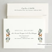 "wild forest" - Holiday Cards in Pine by Elly - FREE Recipient Addressing