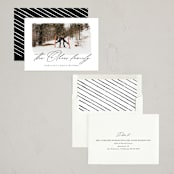 "Family Signature" - Holiday Cards in Noir by AK Graphics - Assembled
