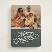 "retro vintage holiday" - Holiday Cards in Balsam by BR Designs - Front