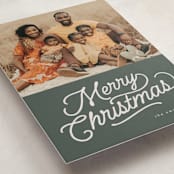 "retro vintage holiday" - Holiday Cards in Balsam by BR Designs - Detail