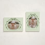 "Whimsical Bow" - Holiday Cards in Winter Moss by Susan Zinader - Photo Orientation Options