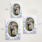 "Azulejo Village" - Holiday Cards in Powder by Jenna Holcomb - Formats Available