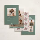 "Holiday gifts" - Holiday Cards in Moss by Chris Griffith - Back of Card Options