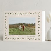"Framed by Holly" - Holiday Cards in Vintage Holiday by Poised Avenue - Folded Card