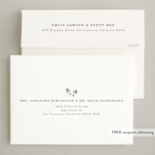 "Framed by Holly" - Holiday Cards in Vintage Holiday by Poised Avenue - FREE Recipient Addressing