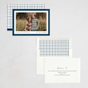"Ribbon Frame" - Holiday Cards in Glacier by Carolyn MacLaren - Assembled