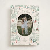 "Homeward bound" - Holiday Cards in Pine by Jennifer Wick - Front