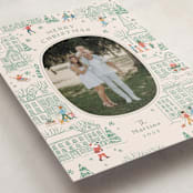"Homeward bound" - Holiday Cards in Pine by Jennifer Wick - Detail