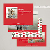 "joy aligned" - Holiday Cards in Santa by Jackie Crawford - Back of Card Options