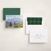 "Peace lettering" - Holiday Cards in Pine Needle by Creo Study - Assembled