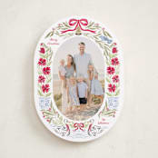 "Swan Carols" - Holiday Cards in Stocking by Cindy Reynolds - Front
