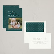 "In Love" - Holiday Cards in Spruce by Ana de Sousa - Assembled