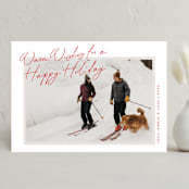 "Minimalist Festive Edition" - Holiday Cards in Winter Vibes by Design Lotus - Front