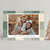 "Flannel frame" - Holiday Cards in Pine by Annie Holmquist - Front