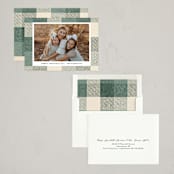 "Flannel frame" - Holiday Cards in Pine by Annie Holmquist - Assembled