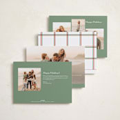 "Trim" - Holiday Cards in Garland by Lea Delaveris - Back of Card Options