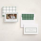 "Trim" - Holiday Cards in Pine by Lea Delaveris - Assembled