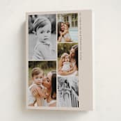 "Cinq" - Holiday Cards in Buttercream by Morgan Kendall - Folded Card