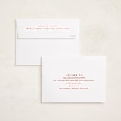 "like a gift" - Holiday Cards in Spice by Sumak Studio - FREE Recipient Addressing