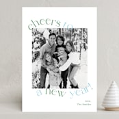 "Good Tidings Great Joy" - Holiday Cards in Frost by Megan Davis - Front