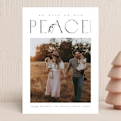 "He'll be our peace" - Holiday Cards in Ink by Ana de Sousa - Front