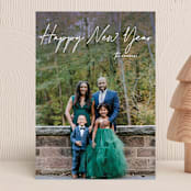 "Christmas Blessings" - Holiday Cards in Frost by fatfatin - Front