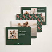 "Peaceful Garden" - Holiday Cards in Cherry by Elly - Back of Card Options