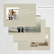 "Vast" - Holiday Cards in Snow by Amy Kross - Back of Card Options