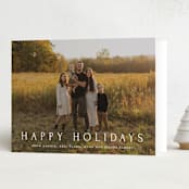 "Vast" - Holiday Cards in Snow by Amy Kross - Folded Card