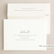 "Klassen" - Holiday Cards in Vanilla by Nicole Walsh - FREE Recipient Addressing
